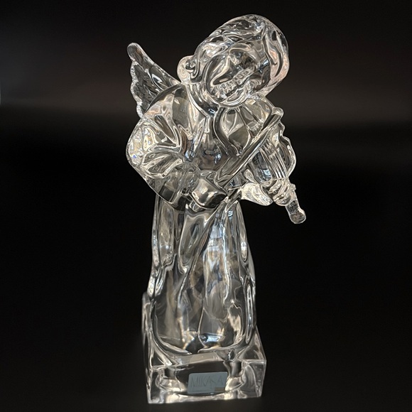Mikasa Lead Crystal Angelic Violin Figurine made in Germany - Picture 6 of 12